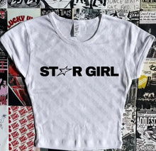 Star girl slogan crop top