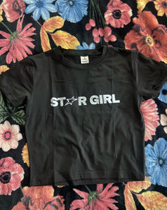 Star girl slogan crop top