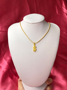 Dollar sign necklace