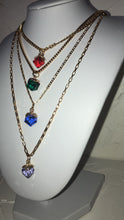 Crystal cube pendant necklace - Icegoldbyvee