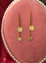 Double/ Triple drop coin earrings