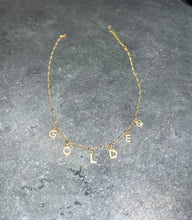 Cz name necklace