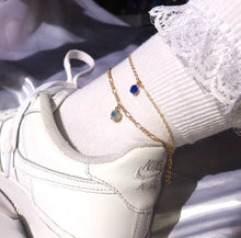 Icy drop anklet