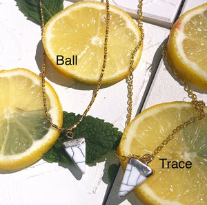 Triangle pendant necklace - Icegoldbyvee