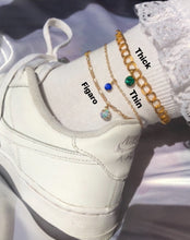 Icy drop anklet