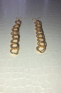 Chain earrings - Icegoldbyvee