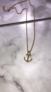 Anchor pendant necklace - Icegoldbyvee