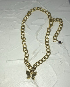 Butterfly anklet - Icegoldbyvee