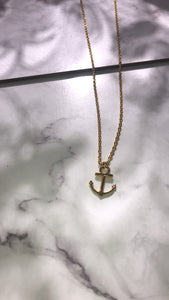 Anchor pendant necklace - Icegoldbyvee