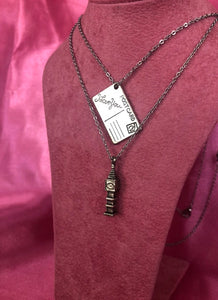Post card necklace