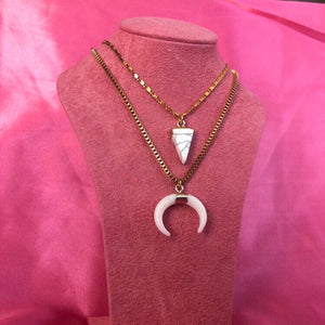 Triangle pendant necklace