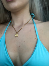 Large lock necklace