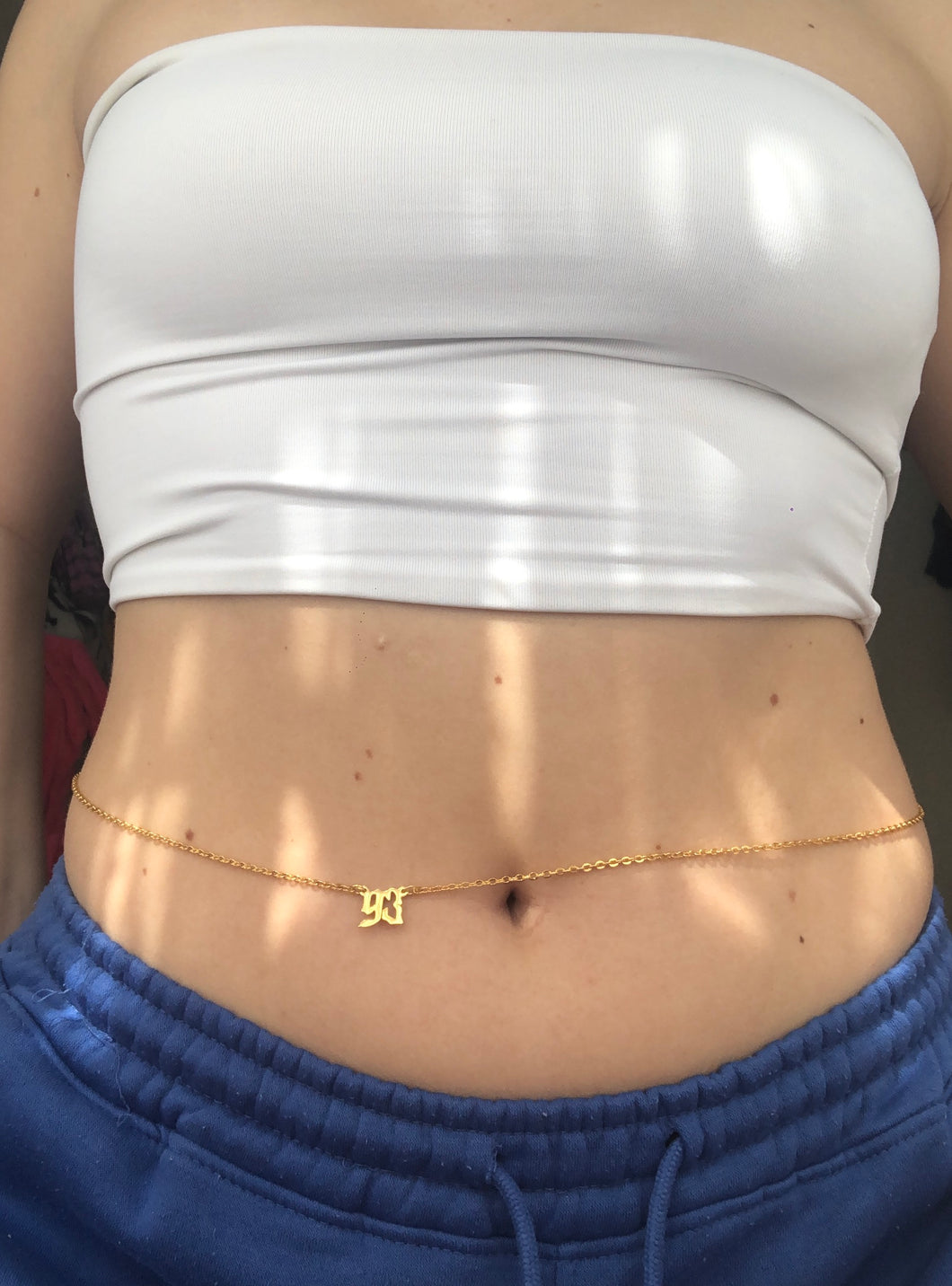 90’s belly chain