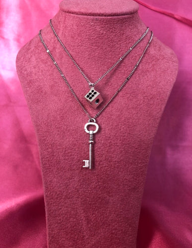 The key pendant necklace