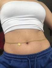 Palm tree belly chain