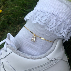 Diamond anklet