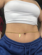 Rose wing belly chain