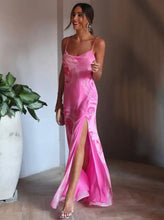 Pink rose maxi dress