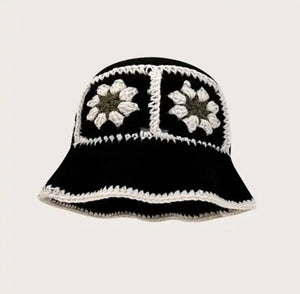 Flower bucket hat