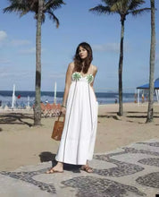 Palm tree maxi dress