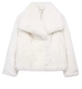 Faux fur jacket