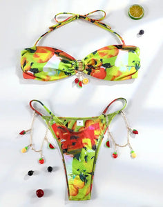 Fruity bikini set