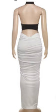 Two tone maxi dress