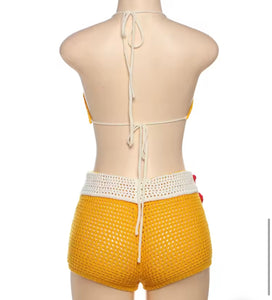 Knit two piece set
