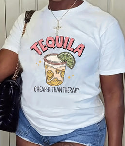 Tequila print T-shirt