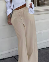 Casual straight leg trousers