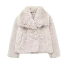 Faux fur jacket