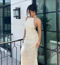 Ruched maxi dress