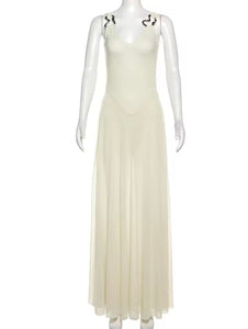 Sheer maxi dress