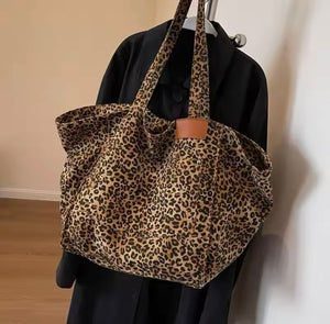 Leopard print bag