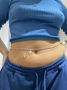 Best friends belly chain