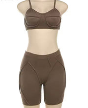 Brown two piece set