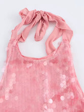 Pink sequin dress