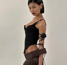 Asymmetrical corset