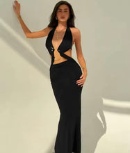 Maxi ring detail dress
