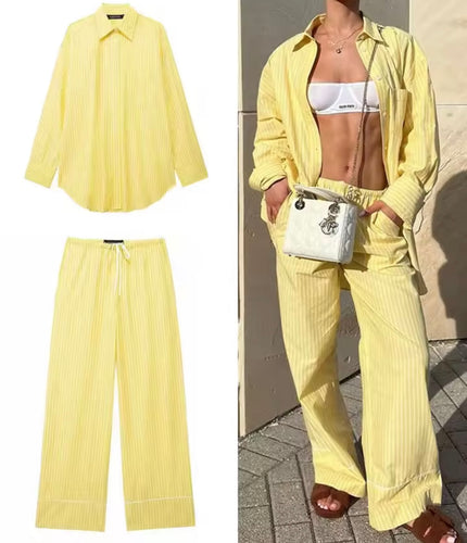 Butter yellow co ord set