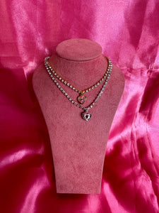 Crystal shape necklace