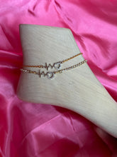 Heartbeat anklet