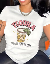 Tequila print T-shirt