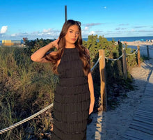 Ruched maxi dress