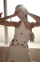 White crochet summer dress