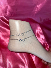 Heartbeat anklet