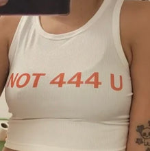 ‘Not 444 u’ slogan top