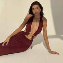 Maxi ring detail dress