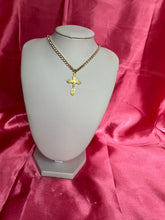 Gold cross necklace