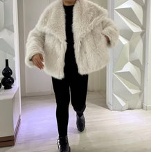 Faux fur jacket